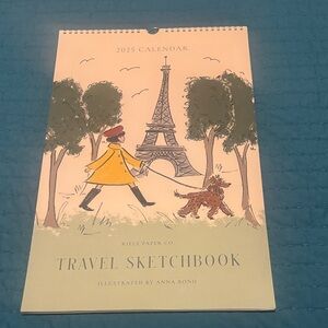 Rifle Paper Co. 2025 Calendar with Yellow and Green Accents